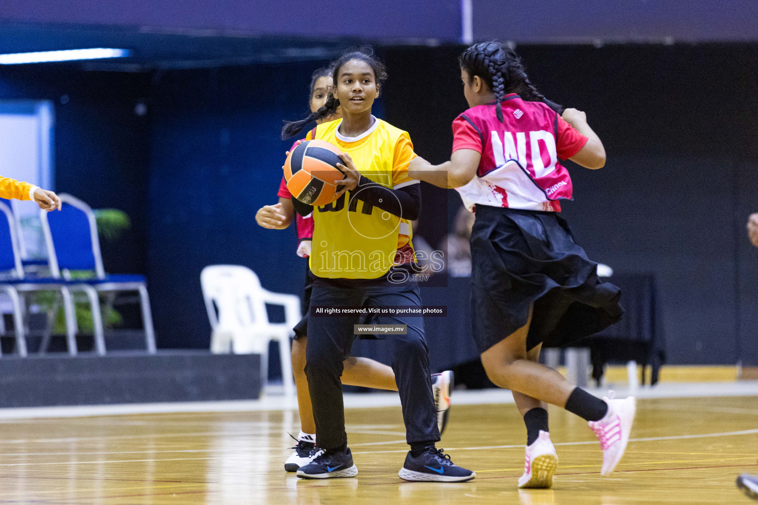 Day2 of 24th Interschool Netball Tournament 2023 was held in Social Center, Male', Maldives on 28th October 2023. Photos: Nausham Waheed / images.mv