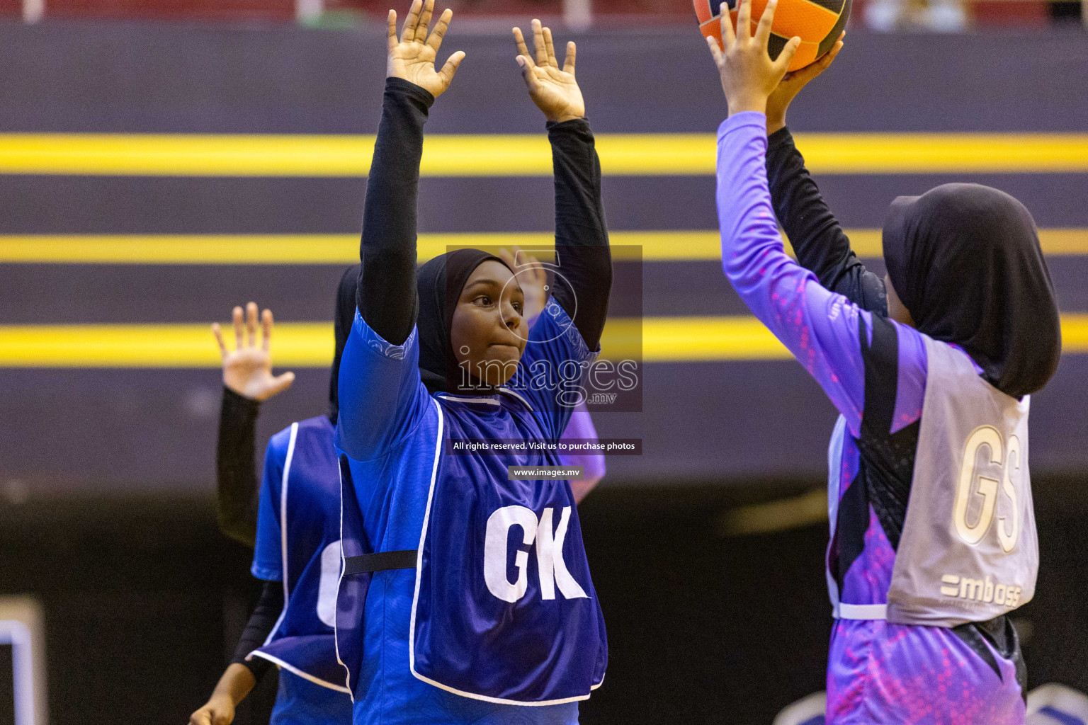 Day5 of 24th Interschool Netball Tournament 2023 was held in Social Center, Male', Maldives on 31st October 2023. Photos: Nausham Waheed / images.mv