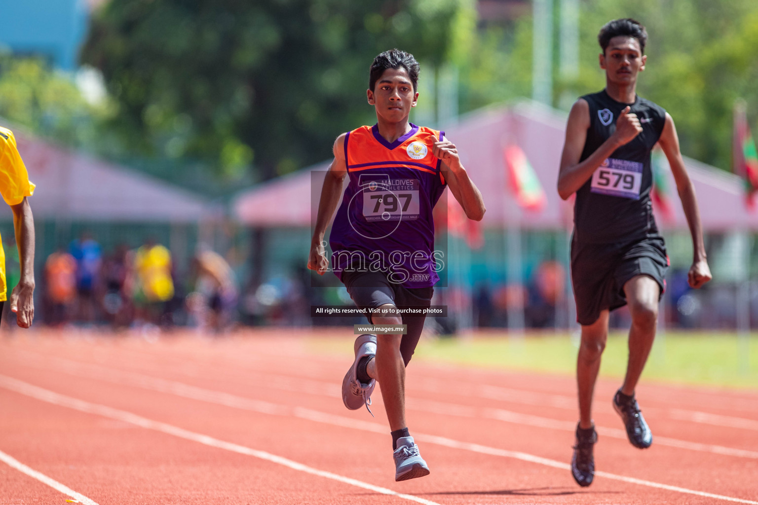 Day 1 of Inter-School Athletics Championship held in Male', Maldives on 22nd May 2022. Photos by: Maanish / images.mv