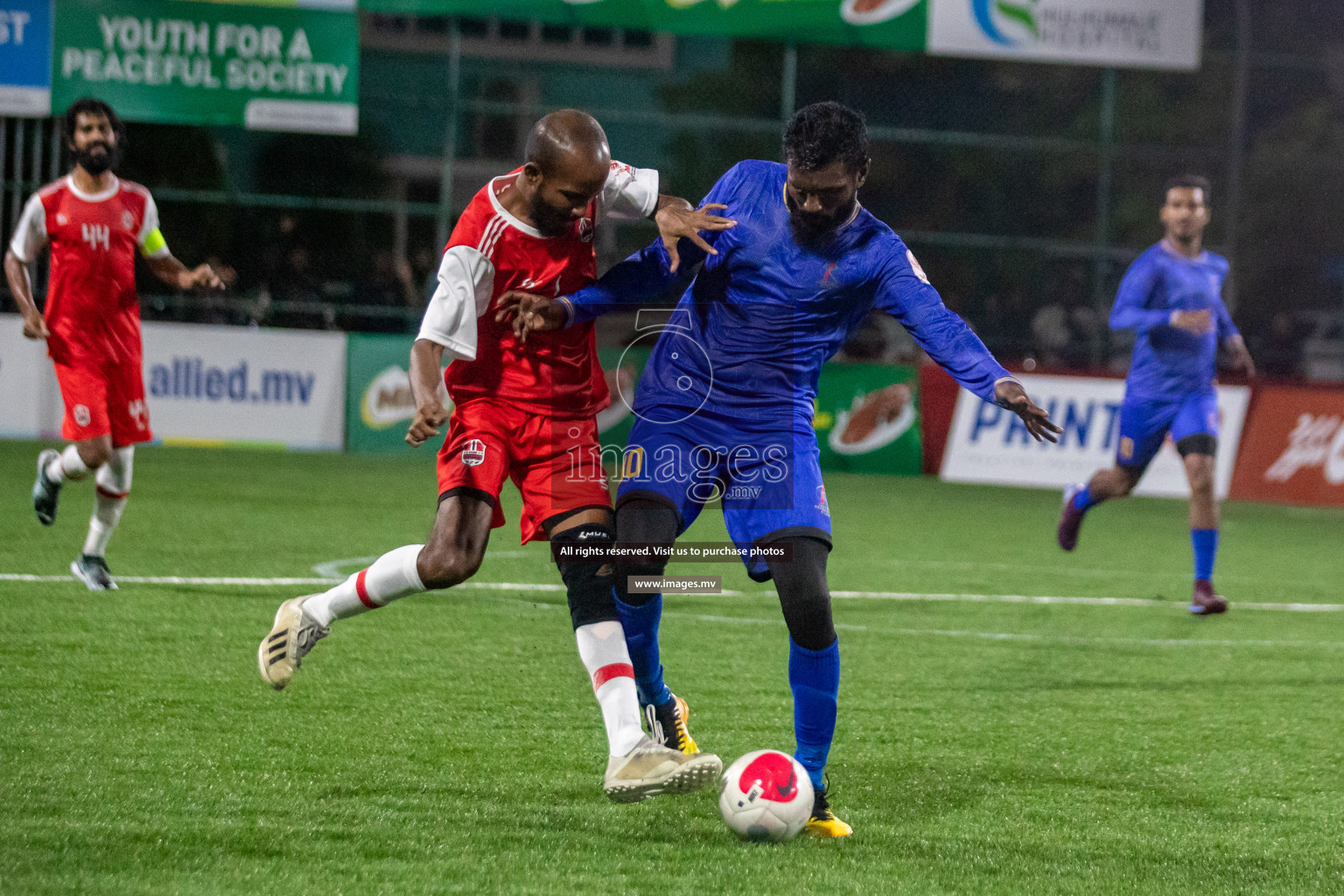 Customs RC vs Club Aasandha in Club Maldives Cup 2022 was held in Hulhumale', Maldives on Saturday, 15th October 2022. Photos: Hassan Simah/ images.mv