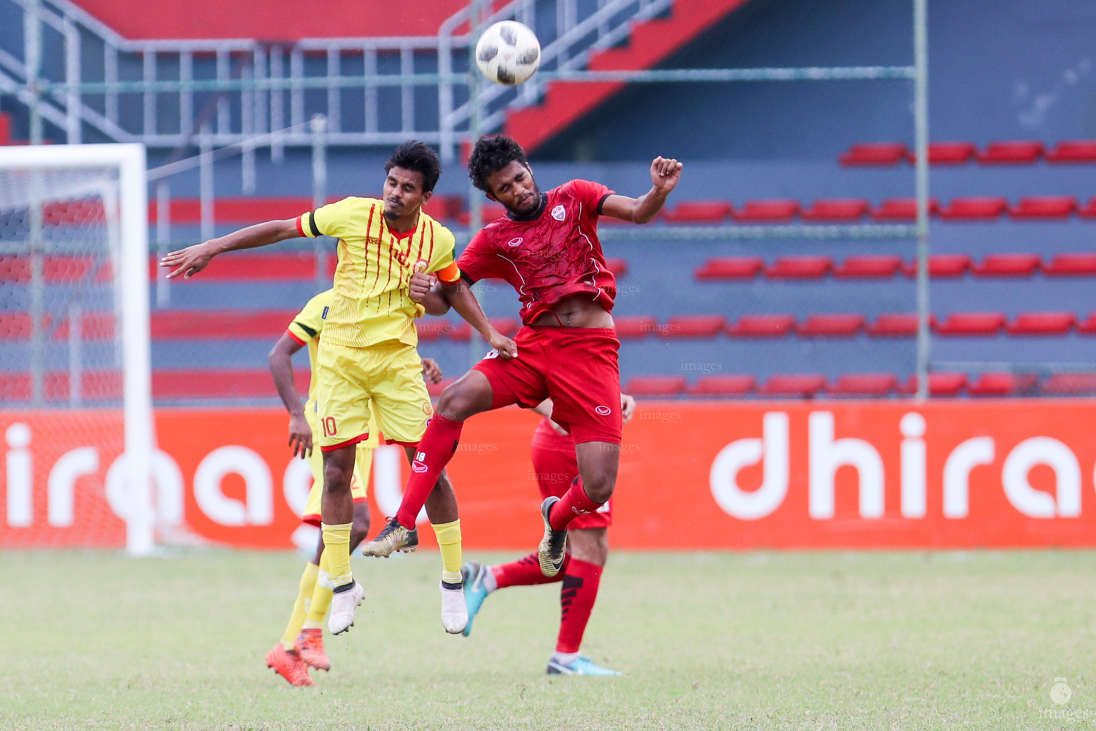 TC Sports Club vs Victory Sports Club in Dhiraagu Dhivehi Premier League 2018 in Male, Maldives, Monday  October 22, 2018. (Images.mv Photo/Suadh Abdul Sattar)