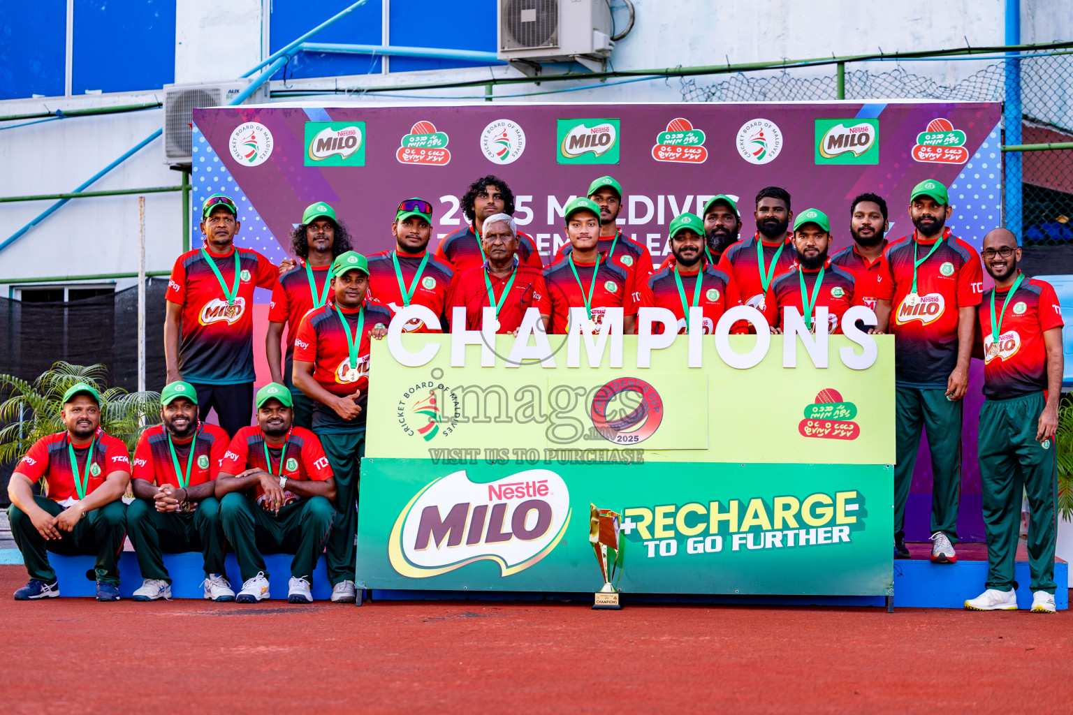 Final of the President's T20 Cricket Cup 2025 held on 8th August 2025, in Ekuveni Cricket Grounds, Male', Maldives. Photos: Nausham Waheed  / Images.mv