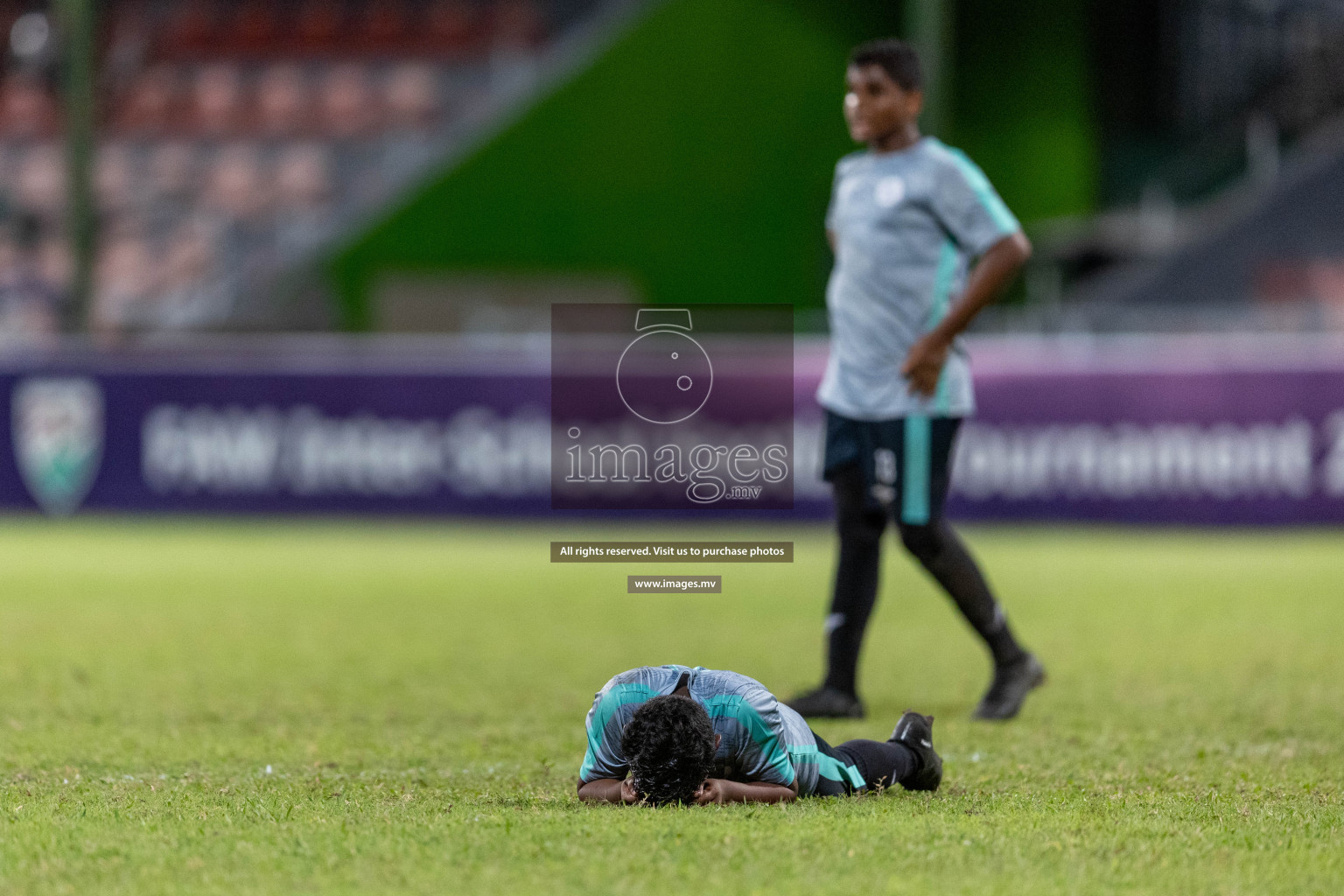 Kalaafaanu School vs Ahmadhiyya International School in the Final of FAM U13 Inter School Football Tournament 2022/23 was held in National Football Stadium on Sunday, 11th June 2023. Photos: Ismail Thoriq / images.mv