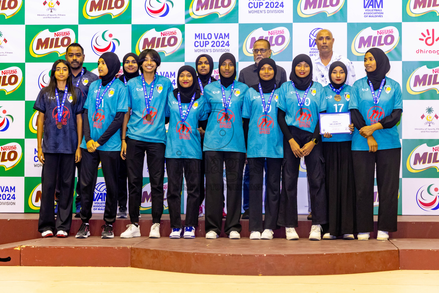 Final of Women's Division of Milo VAM Cup 2024 held in Male', Maldives on Saturday, 13th July 2024 at Social Center Indoor Hall Photos By: Nausham Waheed / images.mv