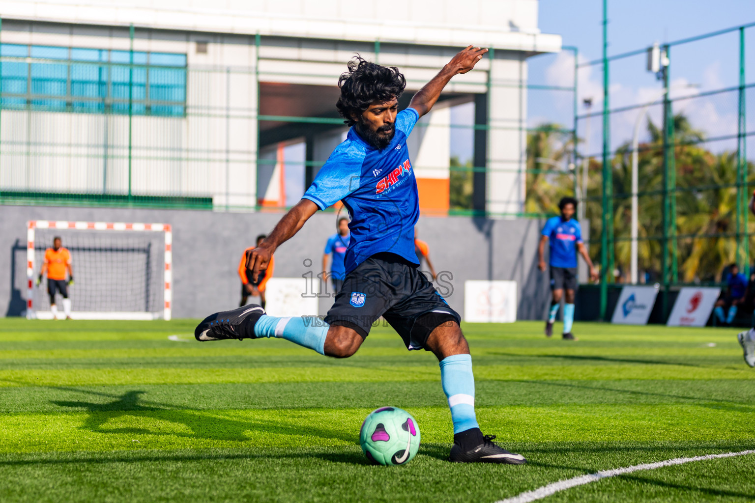 FC Calms vs FC Calms Blue in Day 7 of BG Futsal Challenge 2024 was held on Monday, 18th March 2024, in Male', Maldives Photos: Nausham Waheed / images.mv