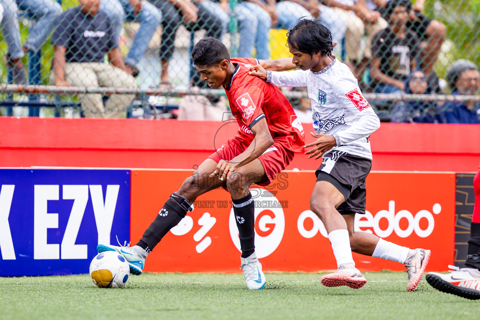 GDh Madaveli vs GDh Faresmaathodaa in Day 12 of Golden Futsal Challenge 2025 was held on Thursday, 16th January 2025, in Hulhumale', Maldives Photos: Nausham Waheed  / images.mv