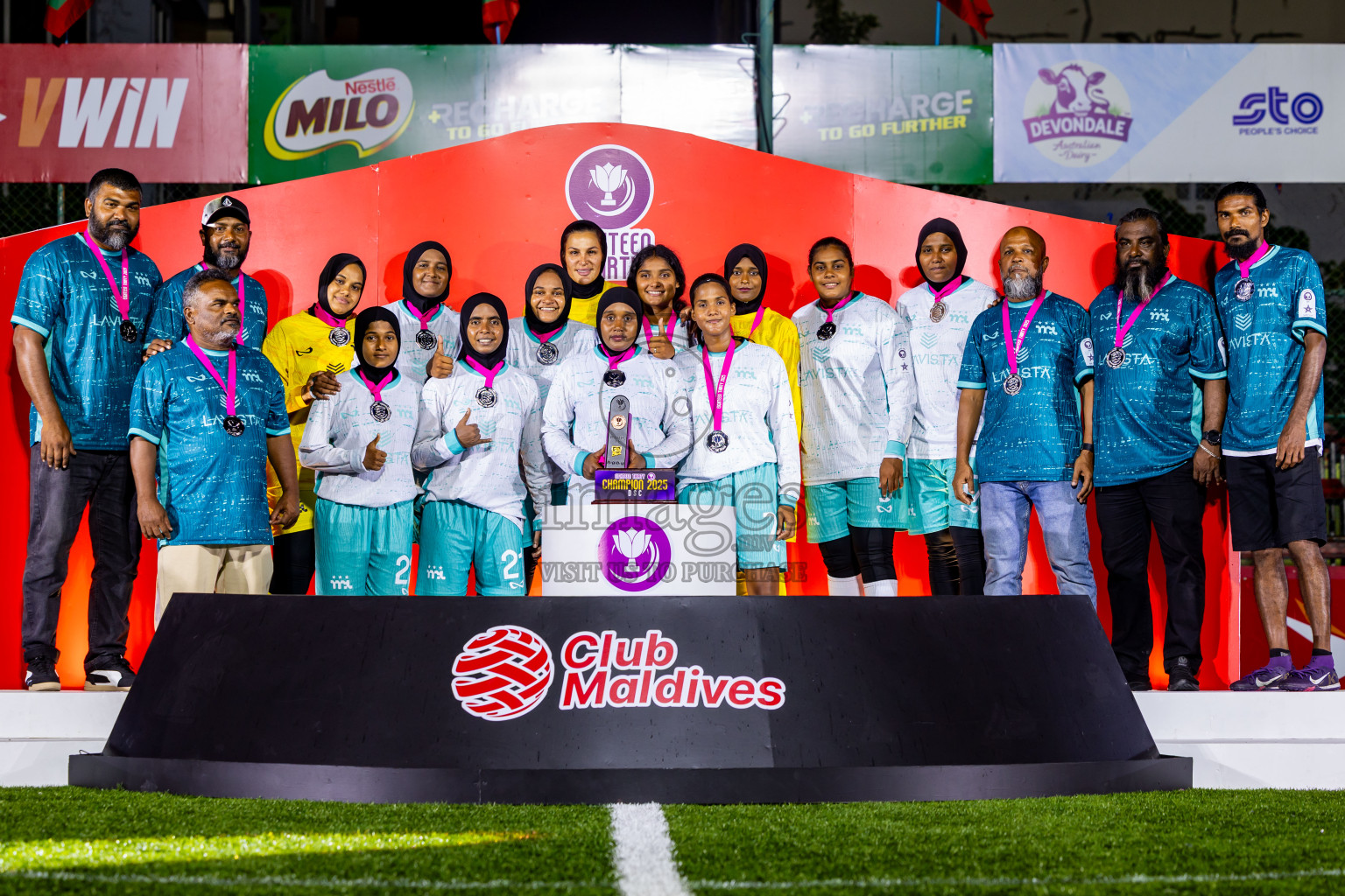 Dhivehi Sifainge Club vs Port Recreation Club in Final of Club Maldives Cup Eighteen Thirty 2025 was held in Rehendi Futsal Ground, Hulhumale', Maldives on Friday, 26th September 2025. Photos: Nausham Waheed  / images.mv