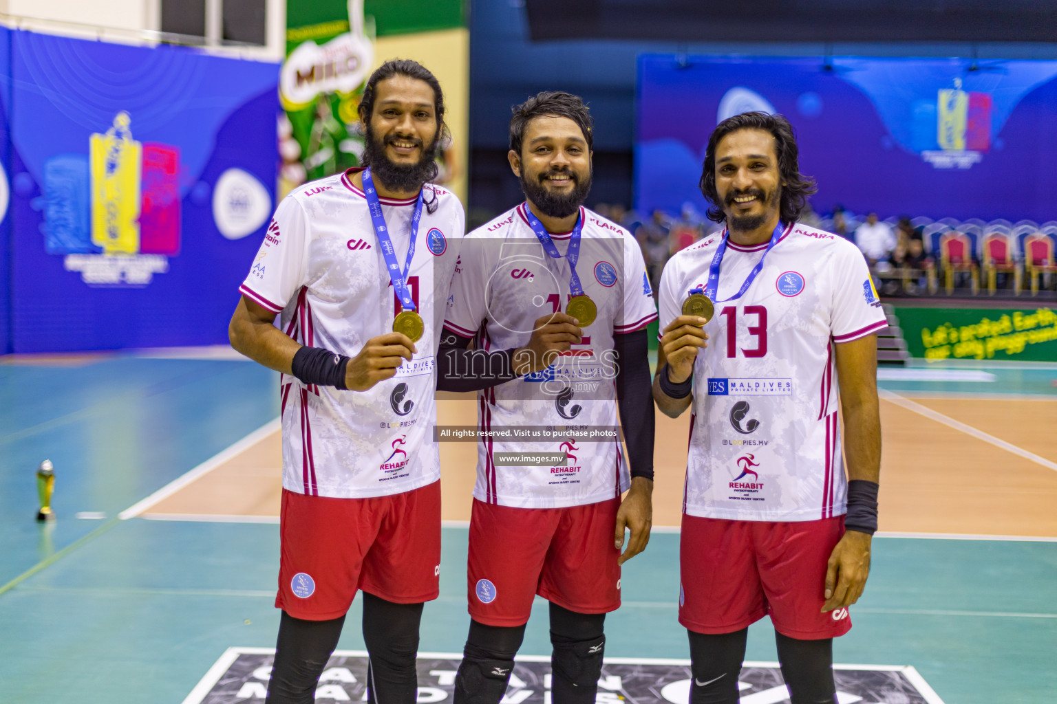 Sports Club City vs Dhivehi Sifainge Club in the Finals of National Volleyball Tournament 2022 on Thursday, 07th July 2022, held in Social Center, Male', Maldives