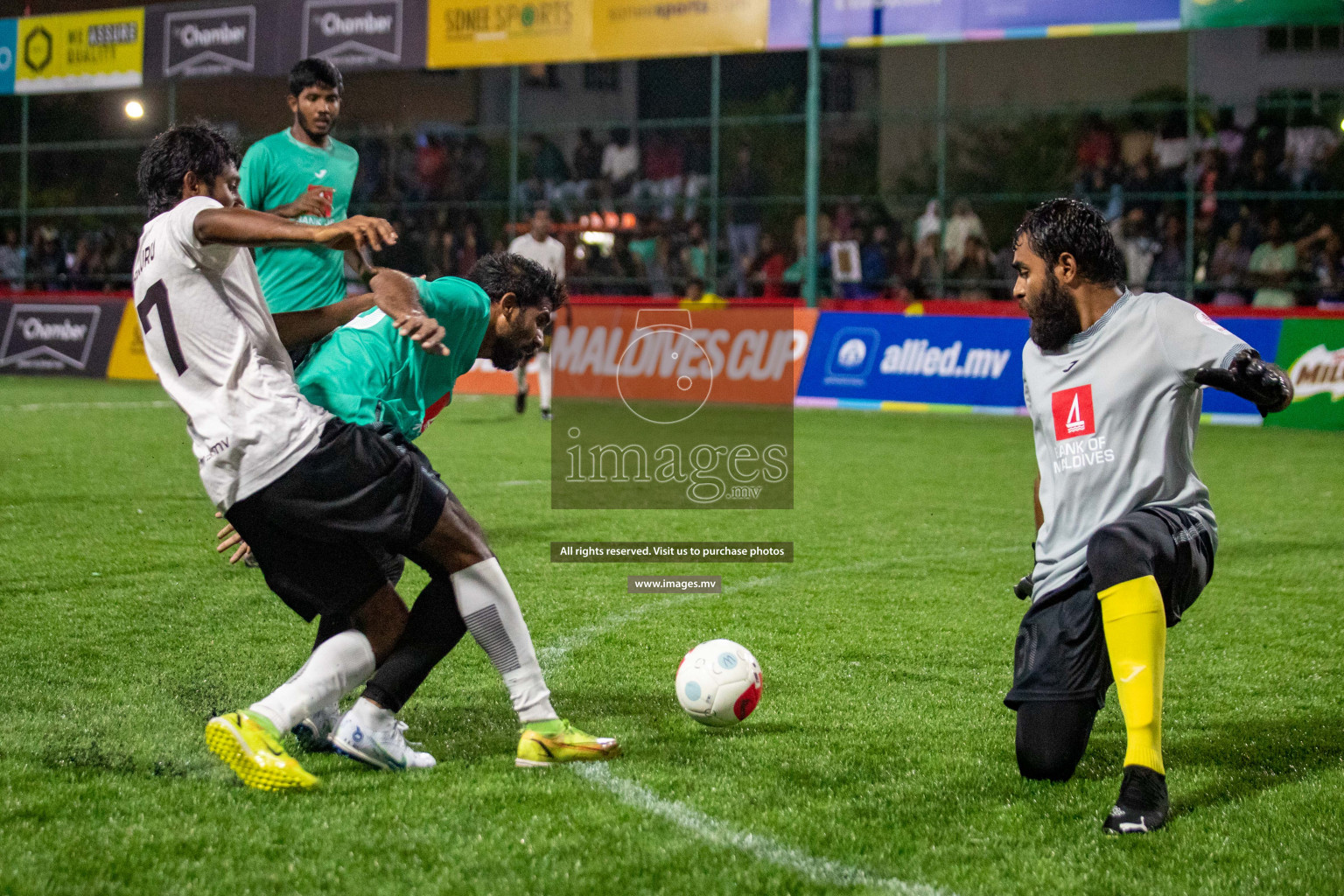 United BML vs Club Airports in Club Maldives Cup 2022 was held in Hulhumale', Maldives on Saturday, 15th October 2022. Photos: Hassan Simah/ images.mv