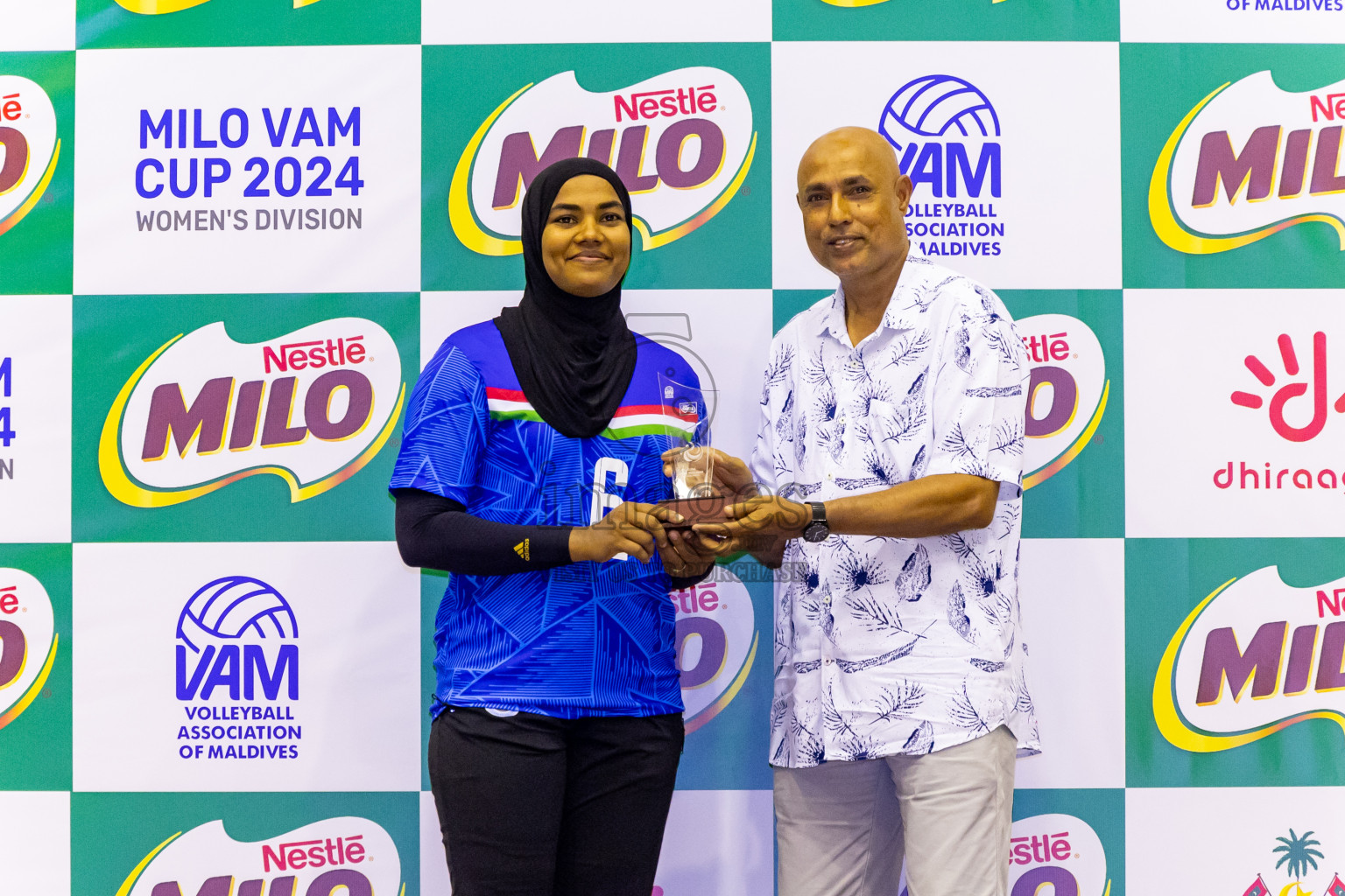 Final of Women's Division of Milo VAM Cup 2024 held in Male', Maldives on Saturday, 13th July 2024 at Social Center Indoor Hall Photos By: Nausham Waheed / images.mv