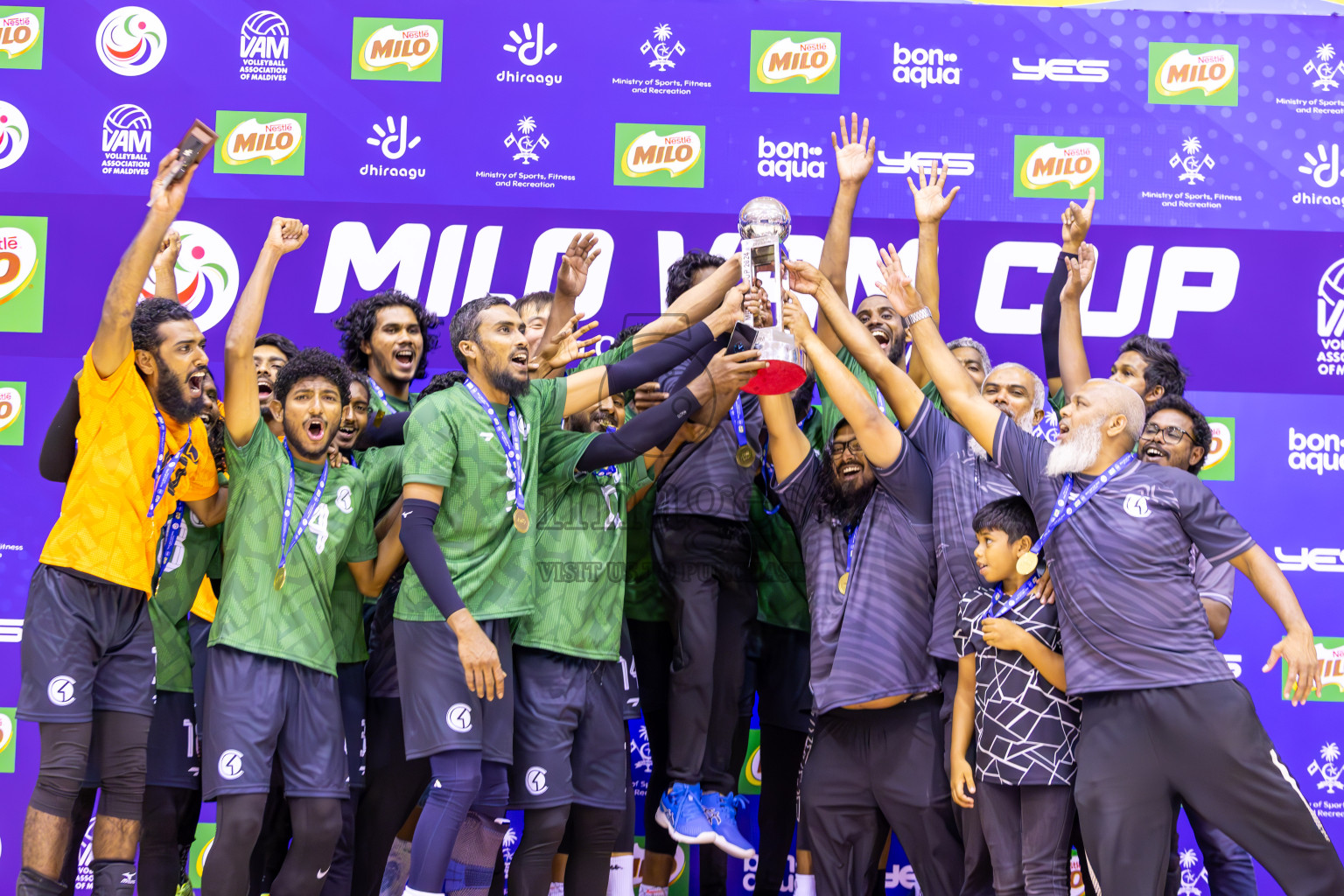 Final of MILO VAM Cup 2024 (Men's Division) was held in Social Center Indoor Hall on Monday, 4th November 2024. 
Photos: Ismail Thoriq / images.mv