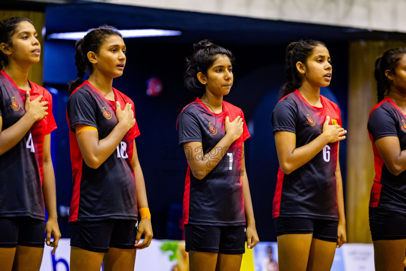 Kyrgyzstan vs Sri Lanka in Final of CAVA U20 Woman's Volleyball Championship 2024 was held in Social Center, Male', Maldives on 23rd July 2024. Photos: Nausham Waheed / images.mv