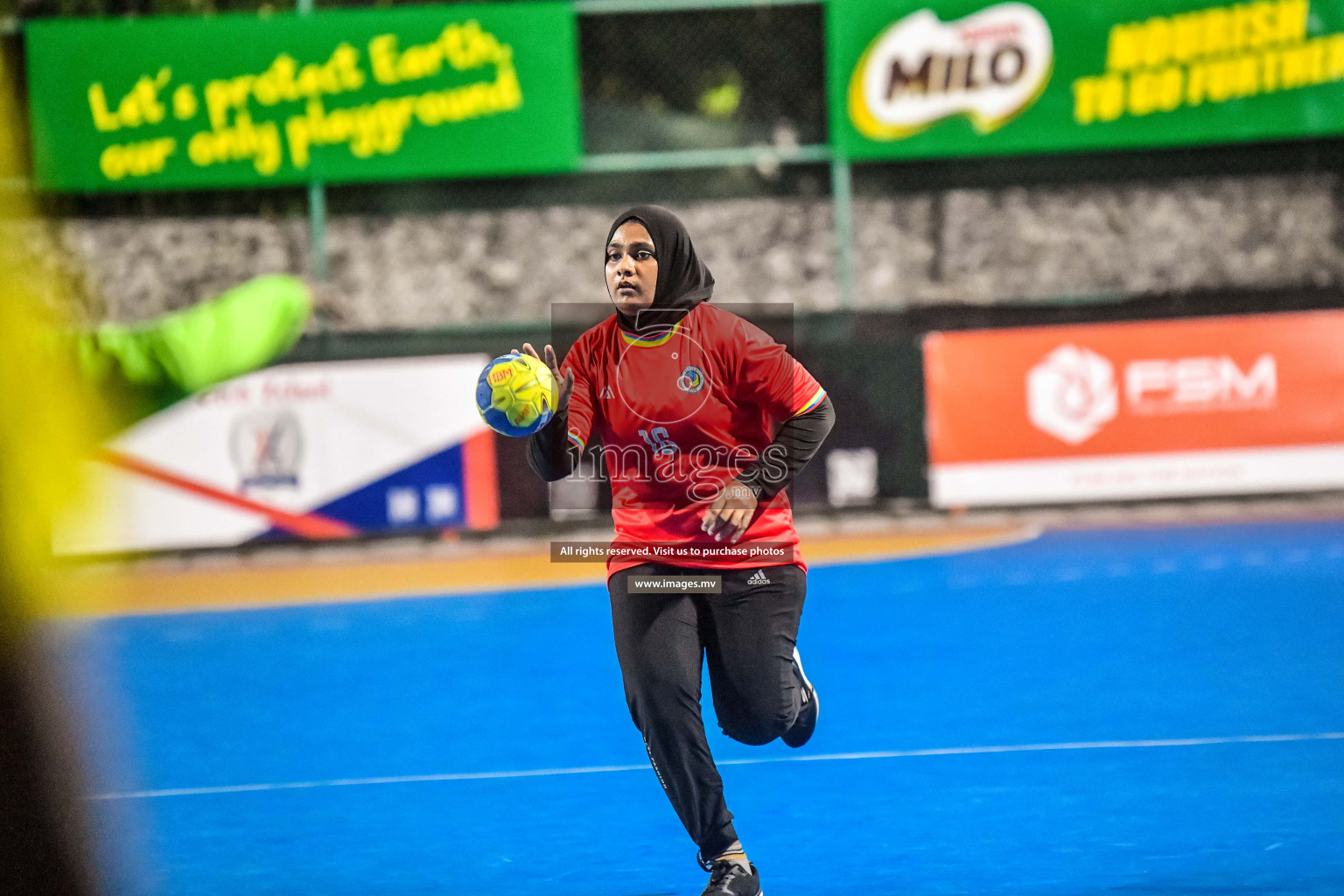 Day 13 of Milo 6th Inter Office Handball Tournament 2022 - Photos by  Nausham Waheed