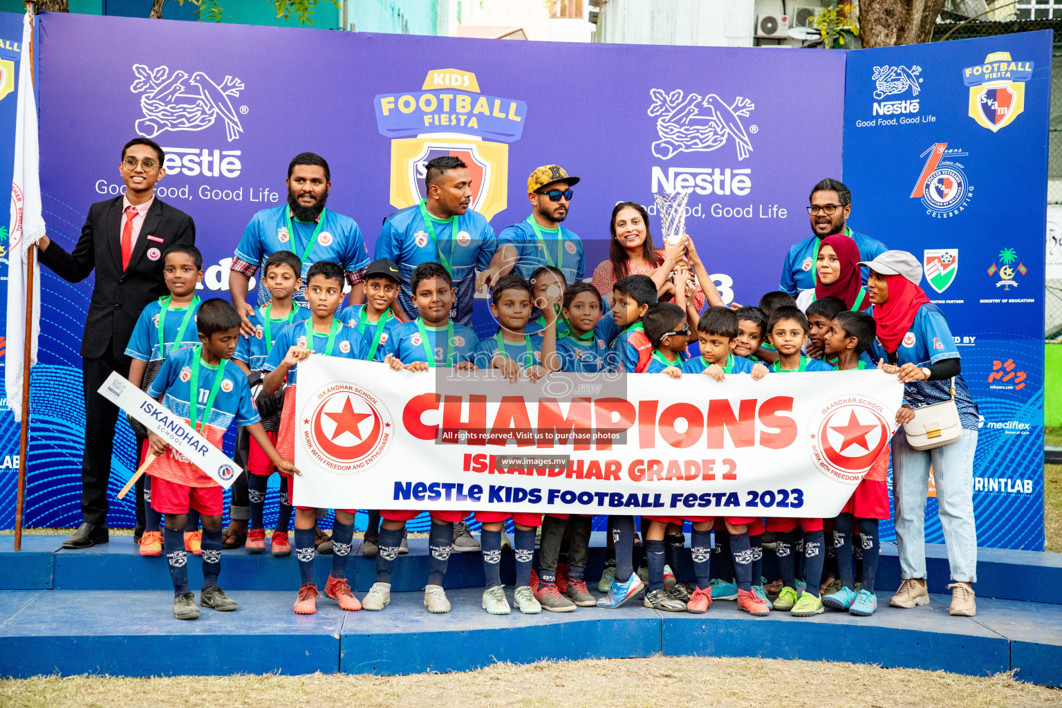 Finals & Closing Ceremony of Nestlé Kids Football Fiesta 2023 held in Male', Maldives on 25 February 2023