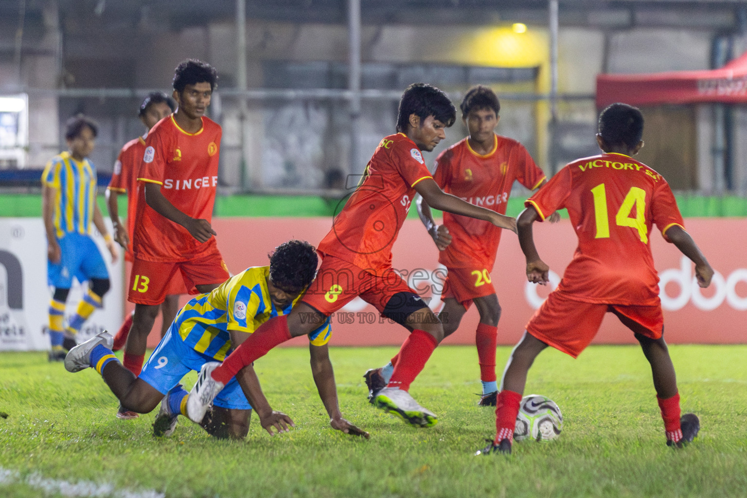 Valencia vs Victory Sports Club in Day 7 of Dhivehi Youth League 2024 held at Henveiru Stadium on Sunday, 1st December 2024. Photos: Shuu Abdul Sattar, / Images.mv