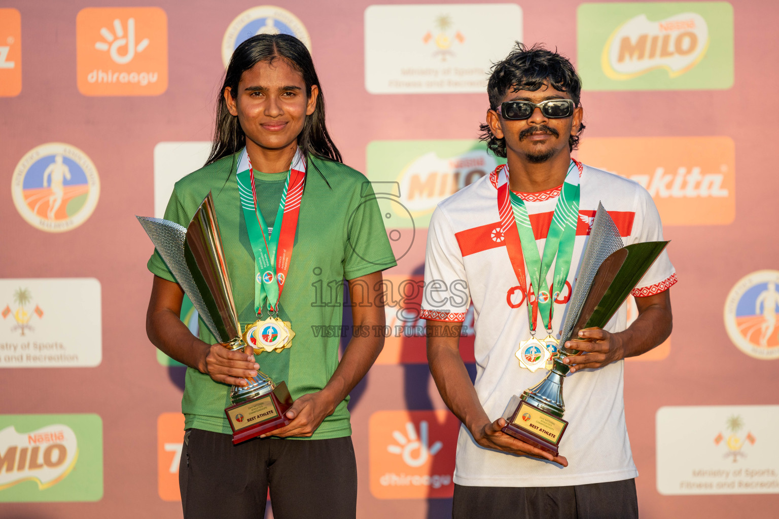 Day 3 of 33rd National Athletics Championship was held in Ekuveni Track at Male', Maldives on Saturday, 7th September 2024. Photos: Suaadh Abdul Sattar / images.mv