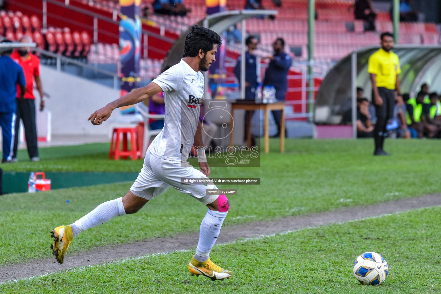 Club Green Streets vs TC Sports Club in the FA Cup 2022 on 13th Aug 2022, held in National Football Stadium, Male', Maldives Photos: Nausham Waheed / Images.mv