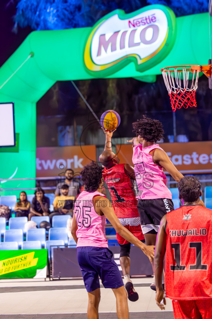 Day 6 of MILO Ramadan 3x3 Challenge 2024 was held in Ekuveni Outdoor Basketball Court at Male', Maldives on Sunday, 18th March 2024.
Photos: Ismail Thoriq / images.mv