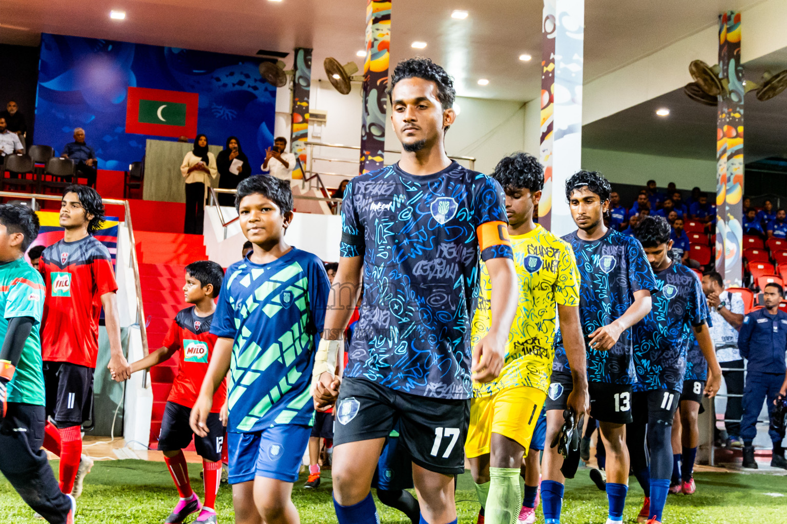 Super United Sports vs TC Sports Club in the Final of Under 19 Youth Championship 2024 was held at National Stadium in Male', Maldives on Monday, 1st July 2024. Photos: Nausham Waheed / images.mv