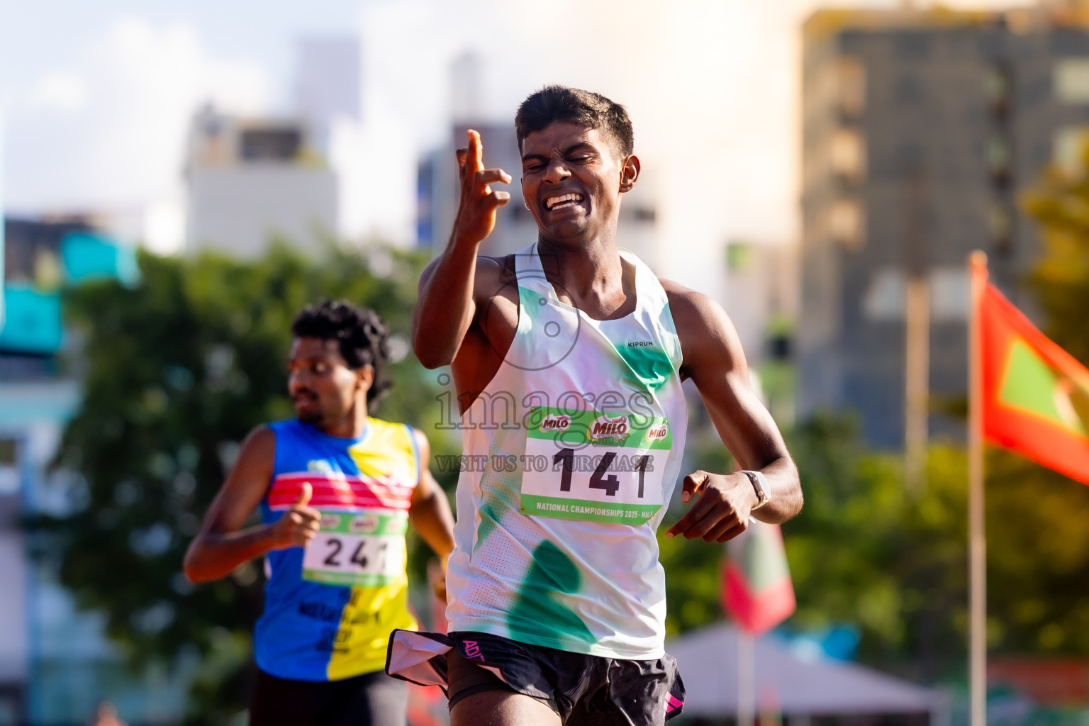 Day 3 of National Athletics Championship 2025 was held at Ekuveni Running Ground in Male', Maldives on Saturday, 16th August 2025. Photos: Nausham Waheed / images.mv