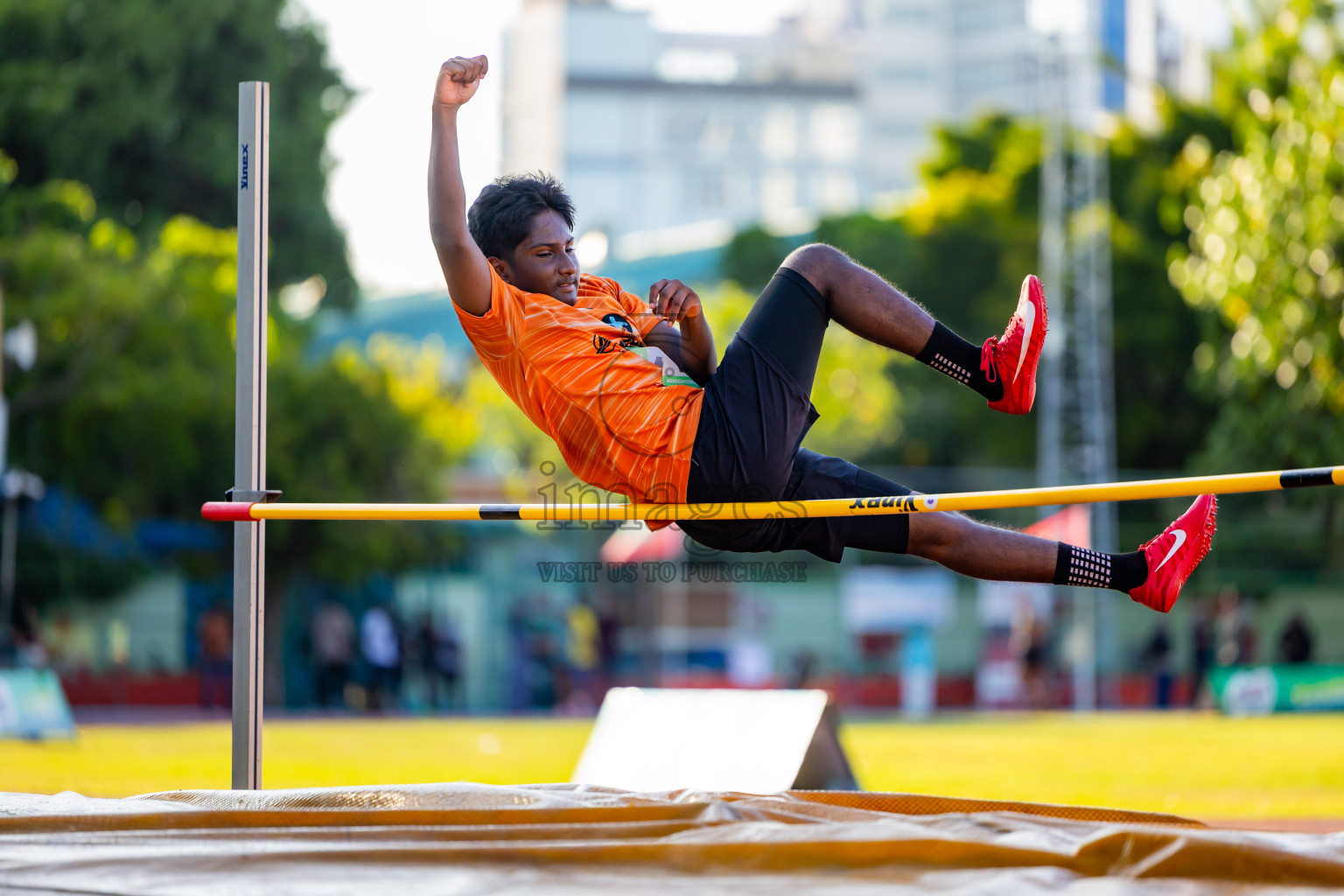 Day 1 of 12th Milo Association Championships was held in Ekuveni Track at Male', Maldives on Thursday, 24th April 2025. Photos: Nausham Waheed  / images.mv