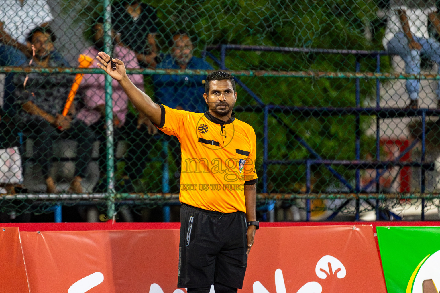 POLICE CLUB vs TEAM DHARUMAVANTHA in Eighteen Thirty 2024 held in Rehendi Futsal Ground, Hulhumale', Maldives on Monday, 9th September 2024. Photos: Mohamed Mahfooz Moosa / images.mv