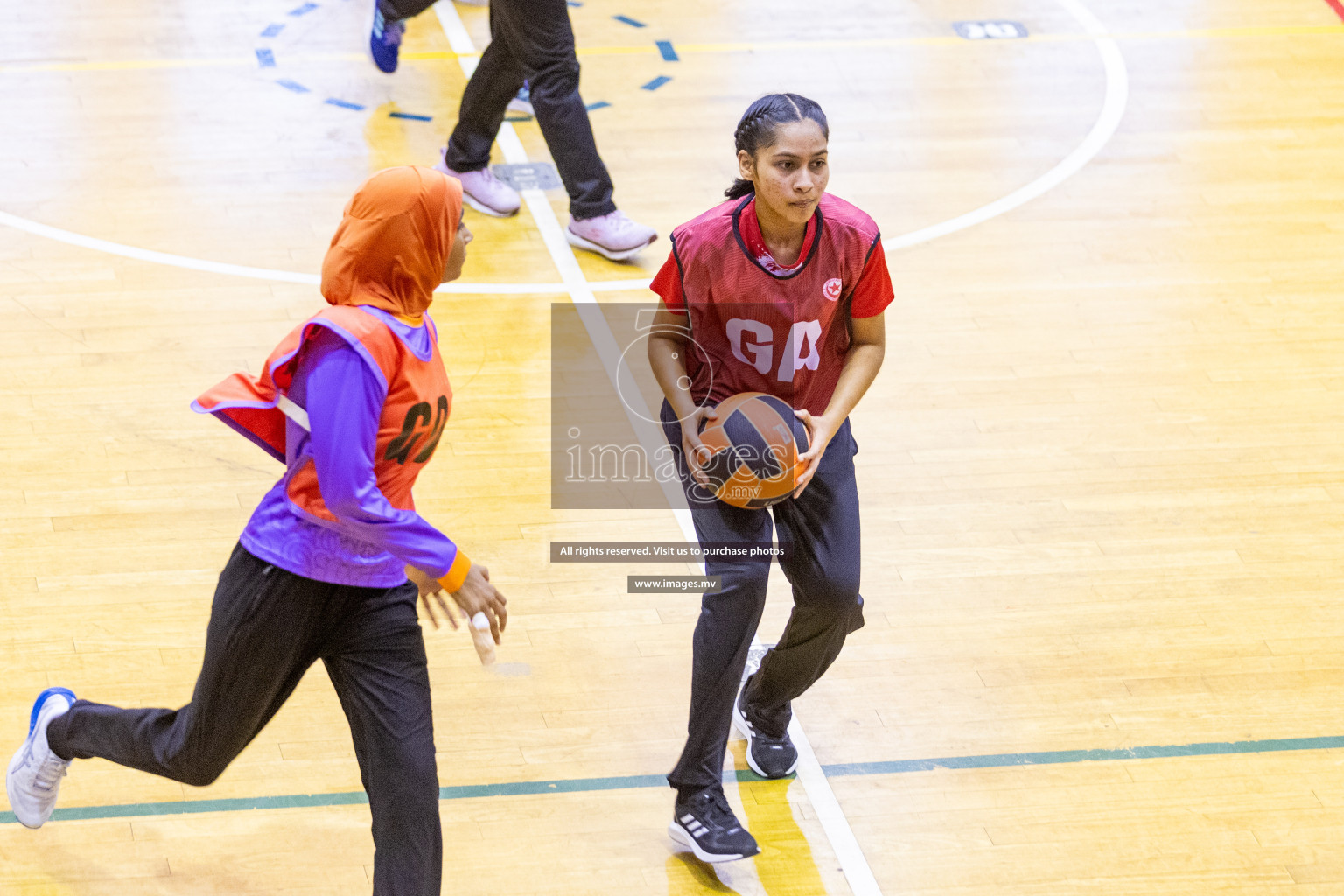 Final of 24th Interschool Netball Tournament 2023 was held in Social Center, Male', Maldives on 7th November 2023. Photos: Nausham Waheed / images.mv