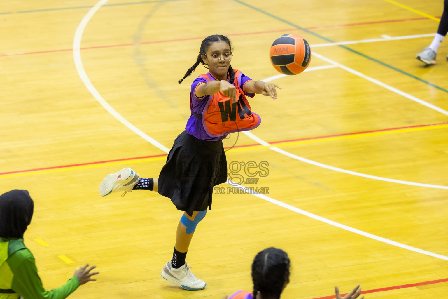 Day 14 of 25th Inter-School Netball Tournament was held in Social Center at Male', Maldives on Sunday, 25th August 2024. Photos: Hasni / images.mv