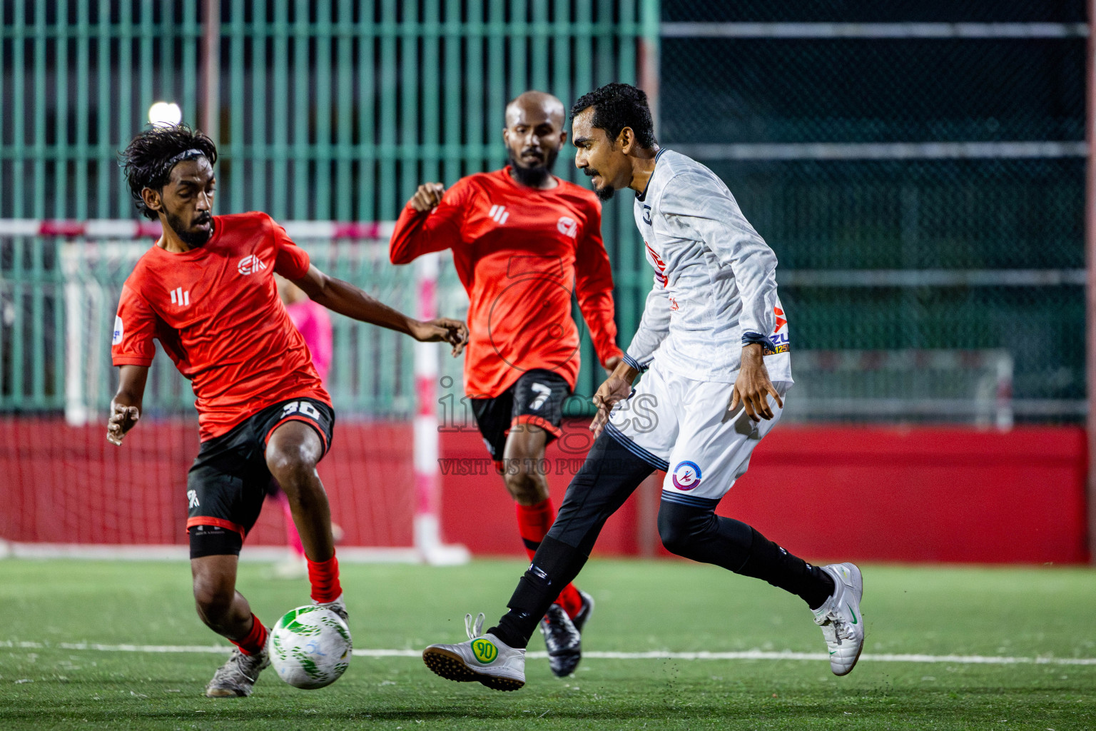 Club Aasandha vs Kulhivaru Vuzaara in Day 7 of Office League 2025 was held on Tuesday, 22nd April 2025 in Hulhumale', Maldives. Photos: Nausham Waheed / images.mv