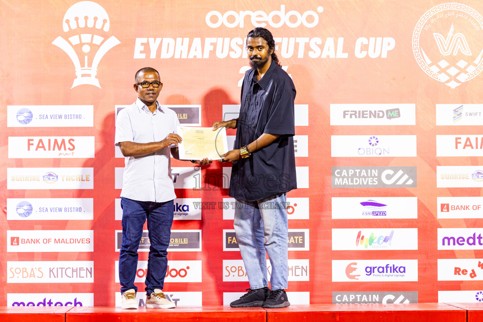 CC Sports Club vs Afro SC in the final of Eydhafushi Futsal Cup 2024 was held on Wednesday , 17th April 2024, in B Eydhafushi, Maldives Photos: Nausham Waheed / images.mv