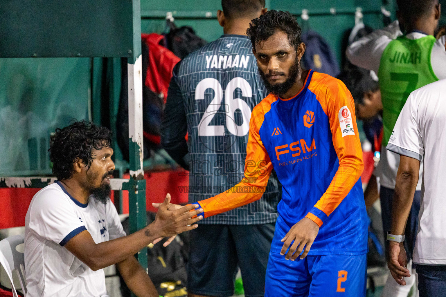 MACL vs TEAM FSM in Club Maldives Cup 2024 held in Rehendi Futsal Ground, Hulhumale', Maldives on Monday, 23rd September 2024. 
Photos: Hassan Simah / images.mv