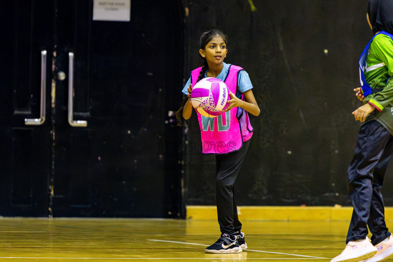 Netgen A vs Fiontti Sports Club in Day 3 of 3rd Netball Junior Championship, held at Social Center on Tuesday, 21st January 2025 . Photos: Nausham Waheed / images.mv