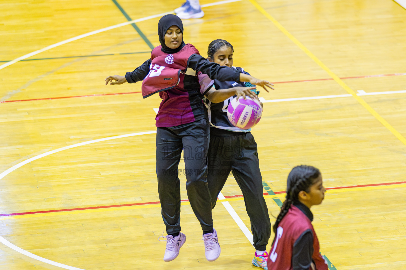 Day 3 of Inter-School Netball Tournament 2025 was held in Social Center Indoor Hall on Monday, 20th October 2025. Photos: Areef Adam / images.mv