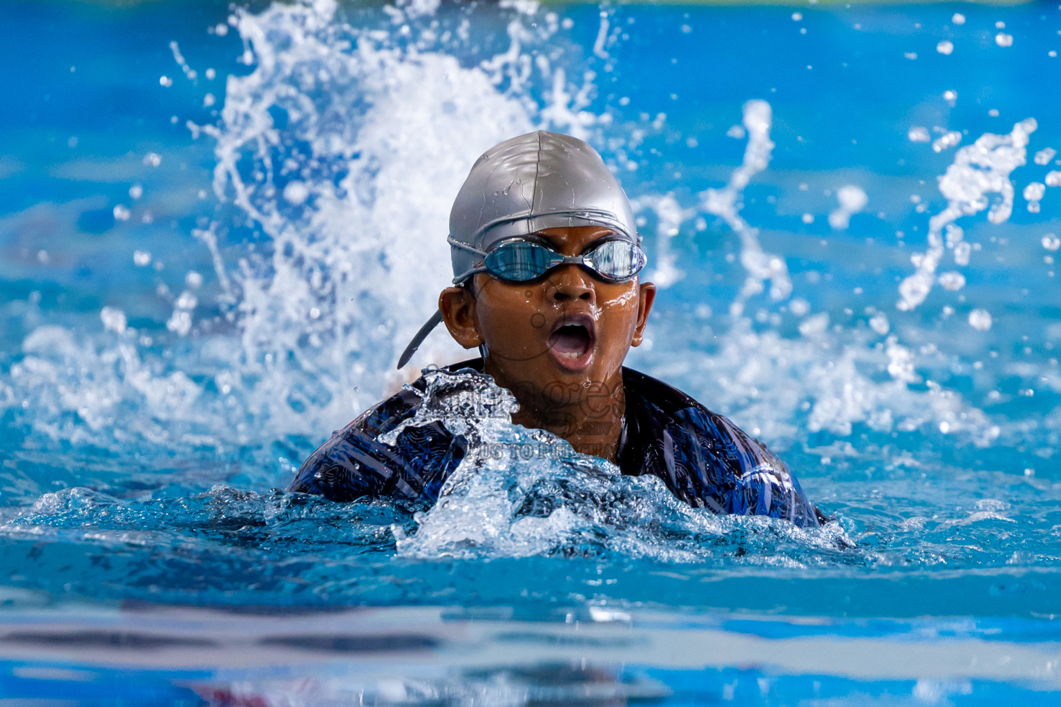 Day 2 of 20th Inter-school Swimming Competition 2024 held in Hulhumale', Maldives on Sunday, 13th October 2024. Photos: Nausham Waheed / images.mv