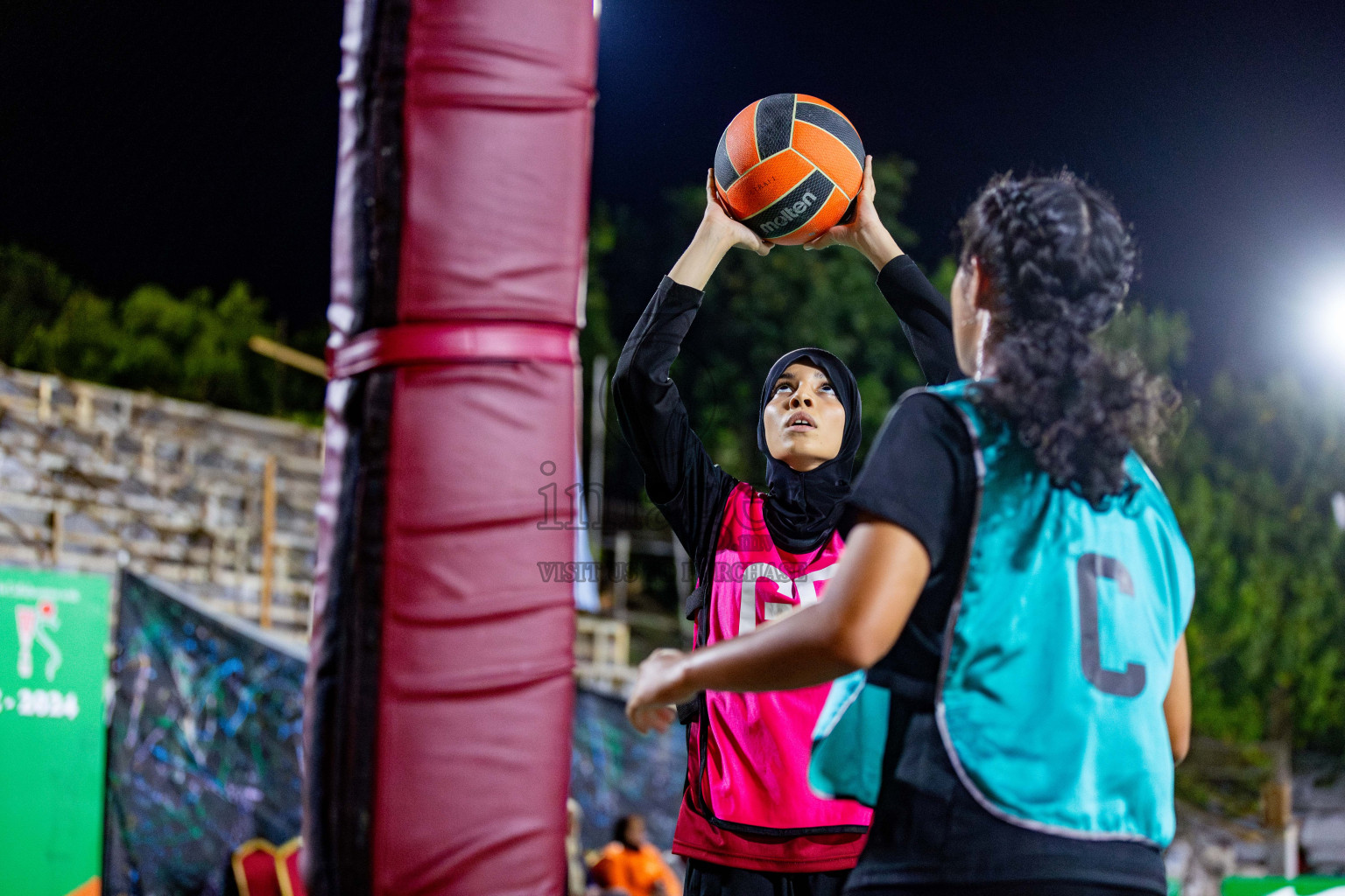 Final of MILO 3x3 Netball Challenge 2024 was held in Ekuveni Netball Court at Male', Maldives on Thursday, 20th March 2024. Photos: Nausham Waheed / images.mv