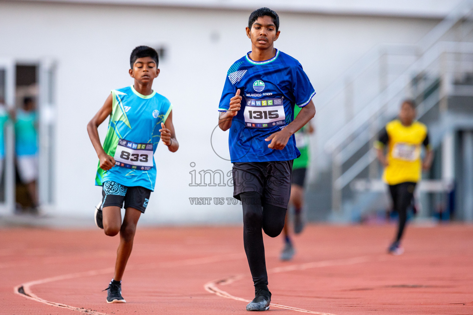 Day 1 of MWSC Interschool Athletics Championships 2024 held in Hulhumale Running Track, Hulhumale, Maldives on Saturday, 9th November 2024. Photos by: Ismail Thoriq / Images.mv