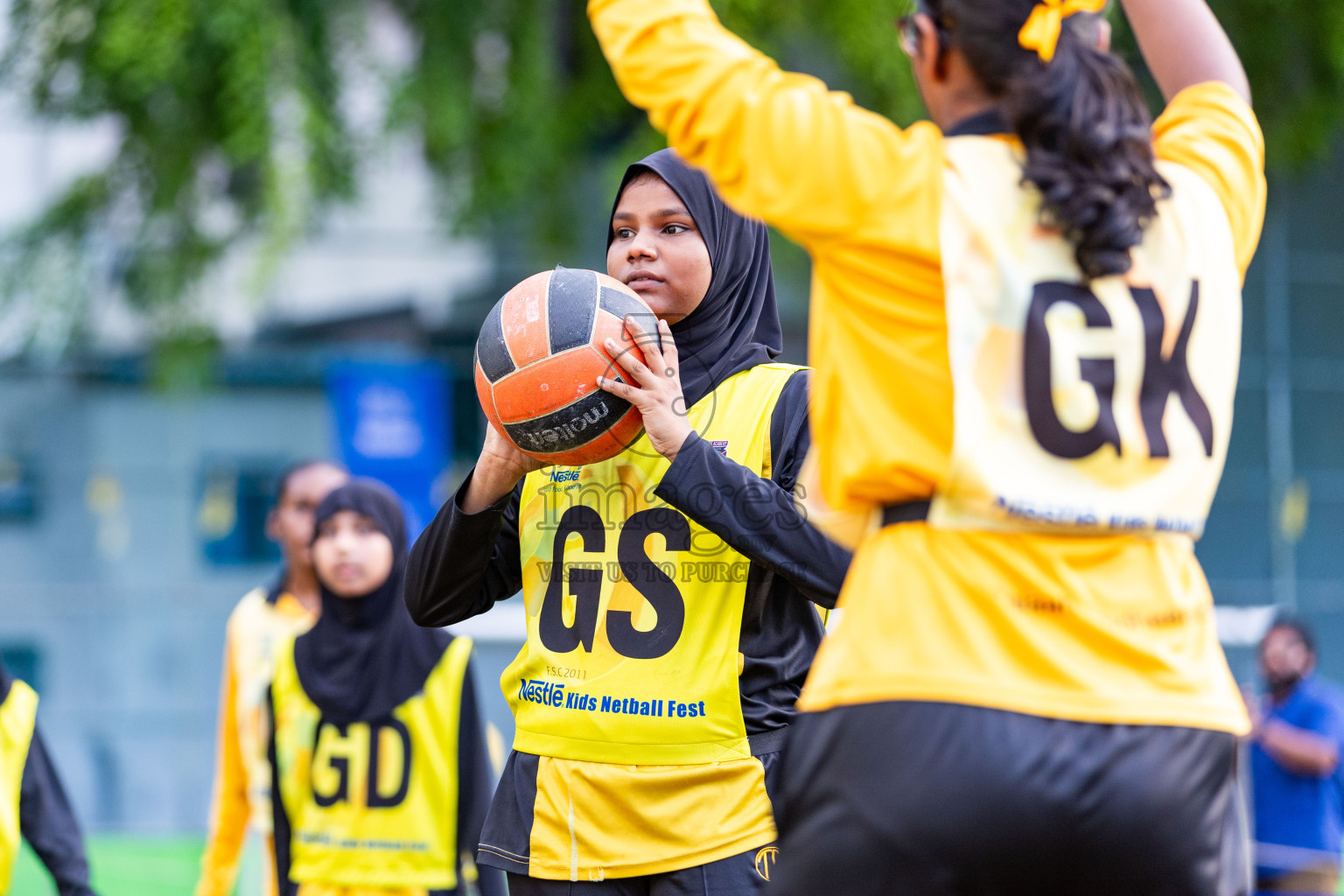 Day 3 of Nestle' Kids Netball Fiesta 2023 held in Henveyru Stadium, Male', Maldives on Saturday, 2nd December 2023. Photos by Nausham Waheed / Images.mv