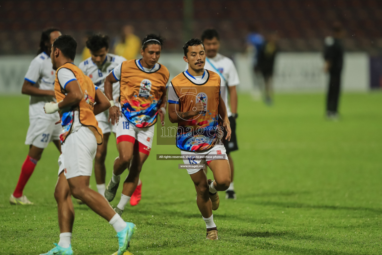 Nepal vs Sri Lanka in SAFF Championship 2021 held on 4th October 2021 in Galolhu National Stadium, Male', Maldives