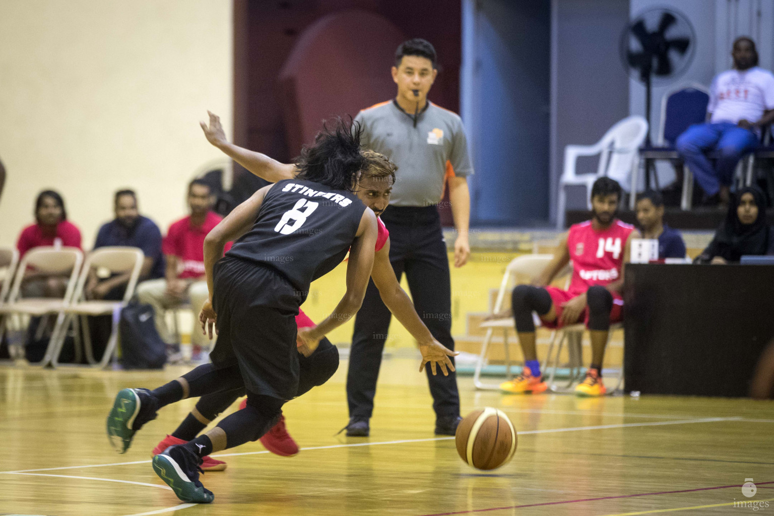 Raptors BC vs Stingers BC in 27th MBA Championship 2019 (Men's Division / Semi Final 1) on Monday, 26th February 2019 in Male', Maldives. Photos: Ismail Thoriq / images.mv
