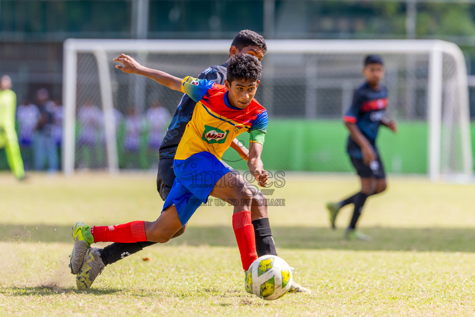 Day 4 of MILO Academy Championship 2025 (U14) was held on Sunday, 2nd November 2025 at Henveiru Football Grounds, Male', Maldives . 
Photos: Ismail Thoriq / images.mv