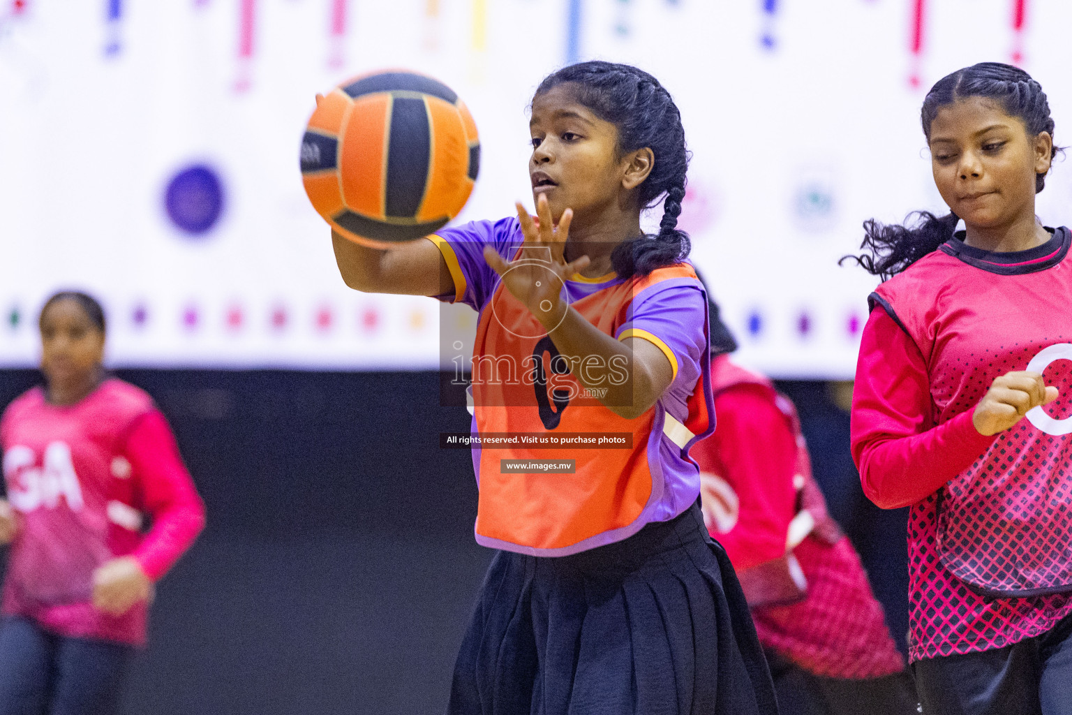 Day5 of 24th Interschool Netball Tournament 2023 was held in Social Center, Male', Maldives on 31st October 2023. Photos: Nausham Waheed / images.mv