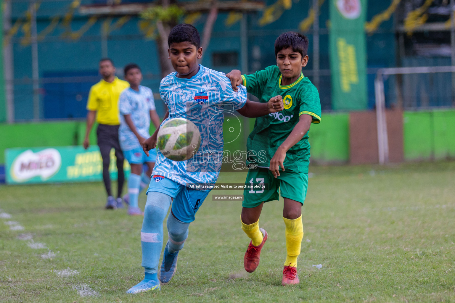 Day 1 of MILO Academy Championship 2023 (U12) was held in Henveiru Football Grounds, Male', Maldives, on Friday, 18th August 2023. 
Photos: Shuu Abdul Sattar / images.mv