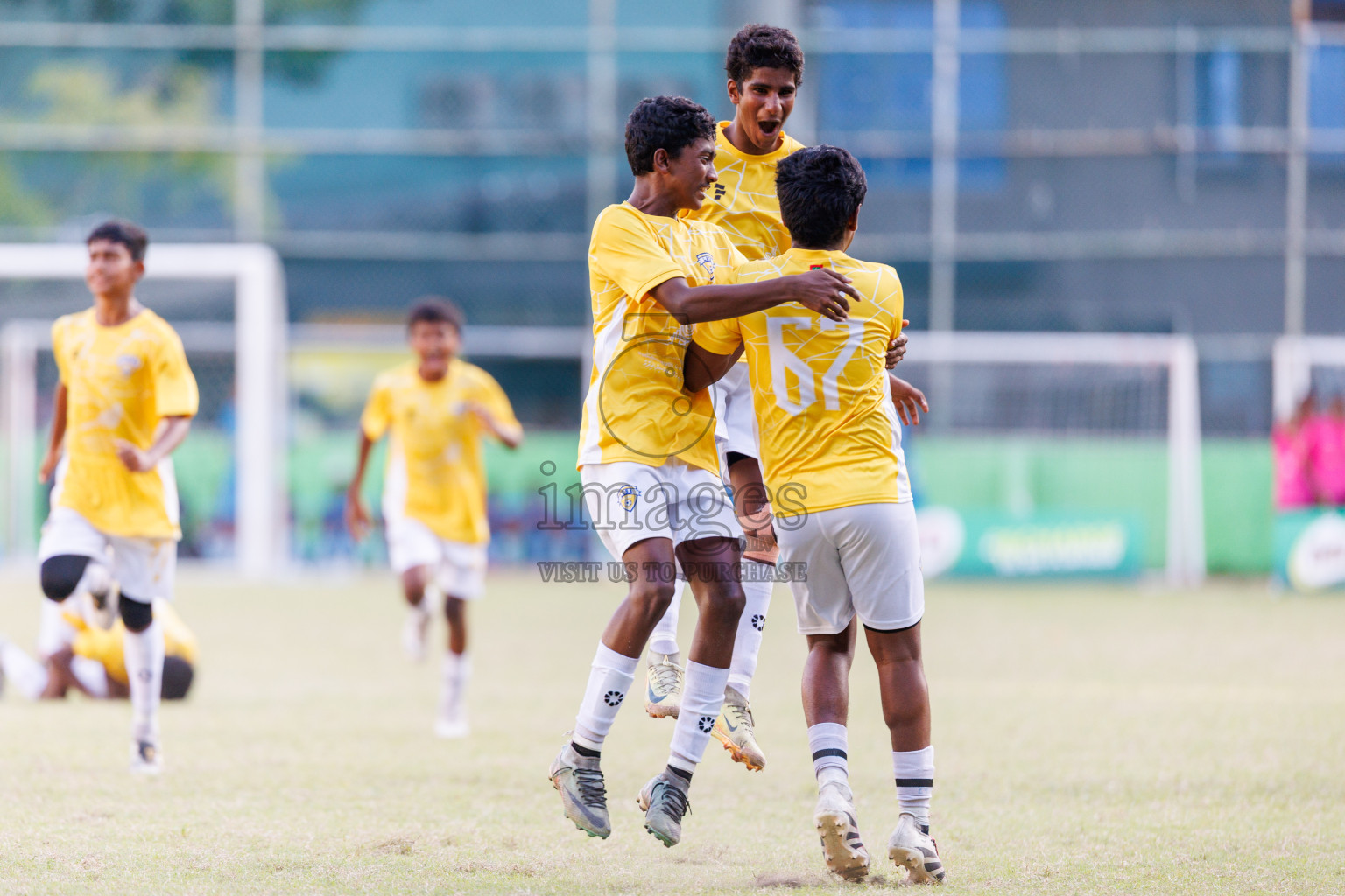 Day 4 of MILO Academy Championship 2025 (U14) was held on Sunday, 2nd November 2025 at Henveiru Football Grounds, Male', Maldives . 
Photos: Hassan Simah / images.mv