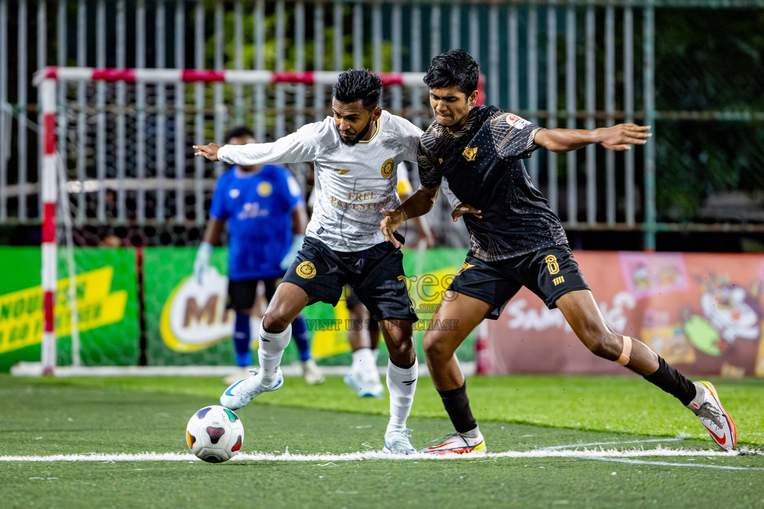 Prison Club vs Club AVSEC in Club Maldives Cup 2024 held in Rehendi Futsal Ground, Hulhumale', Maldives on Wednesday, 2nd October 2024. Photos: Nausham Waheed / images.mv