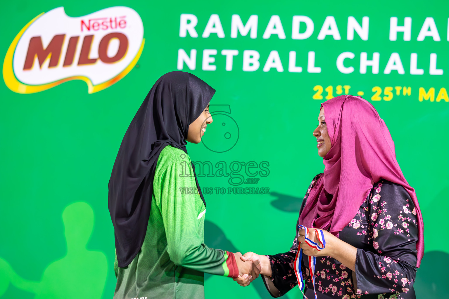 Finals of Milo Ramadan Half Court Netball Challenge on 24th March 2024, held in Central Park, Hulhumale, Male', Maldives
Photos: Ismail Thoriq / imagesmv