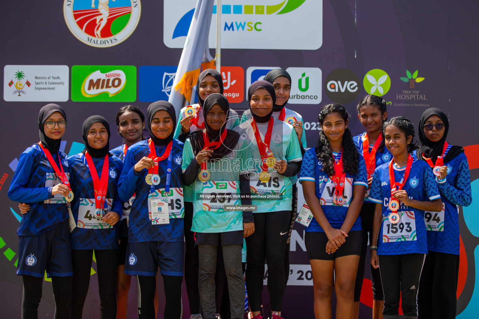 Final Day of Inter School Athletics Championship 2023 was held in Hulhumale' Running Track at Hulhumale', Maldives on Friday, 19th May 2023. Photos: Mohamed Mahfooz Moosa / images.mv