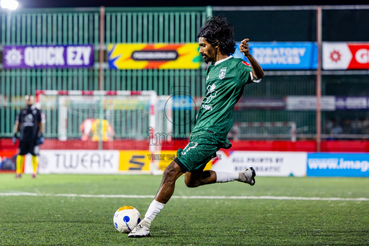 Th Thimarafushi vs Th Dhiyamigili in Day 10 of Golden Futsal Challenge 2025 was held on Tuesday, 14th January 2025, in Hulhumale', Maldives Photos: Nausham Waheed / images.mv