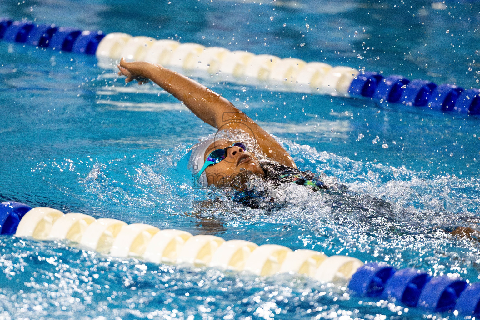 Day 6 of National Swimming Competition 2024 held in Hulhumale', Maldives on Wednesday, 18th December 2024. Photos: Mohamed Mahfooz Moosa / images.mv