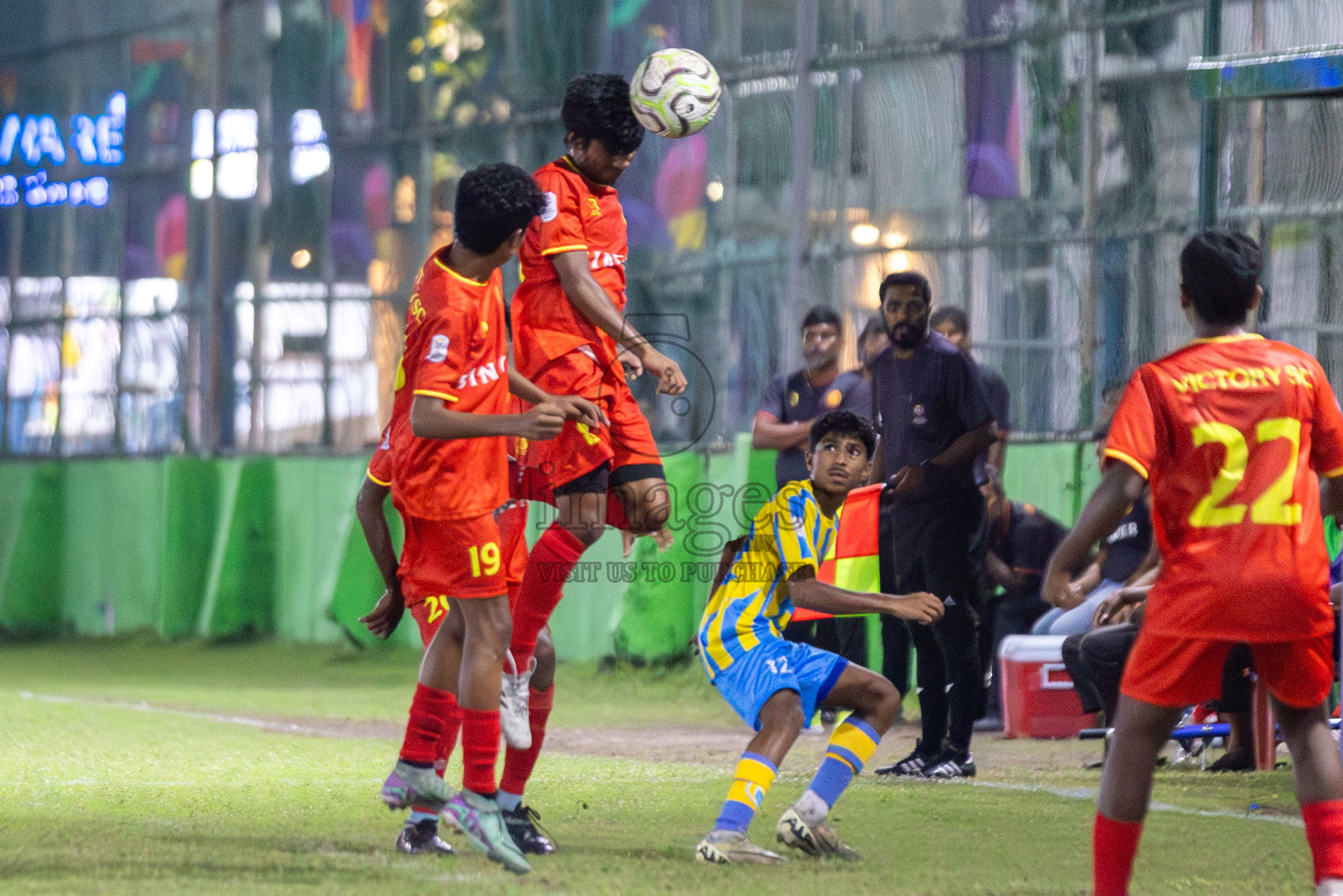 Valencia vs Victory Sports Club in Day 7 of Dhivehi Youth League 2024 held at Henveiru Stadium on Sunday, 1st December 2024. Photos: Shuu Abdul Sattar, / Images.mv