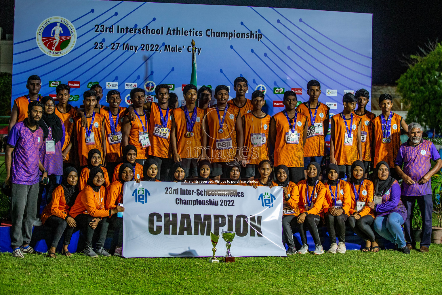 Day 5 of Inter-School Athletics Championship held in Male', Maldives on 27th May 2022. Photos by: Nausham Waheed / images.mv